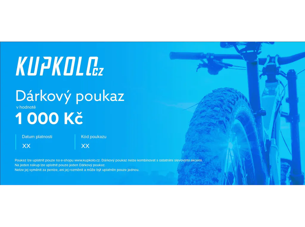 Dárkový poukaz 1000 Kč