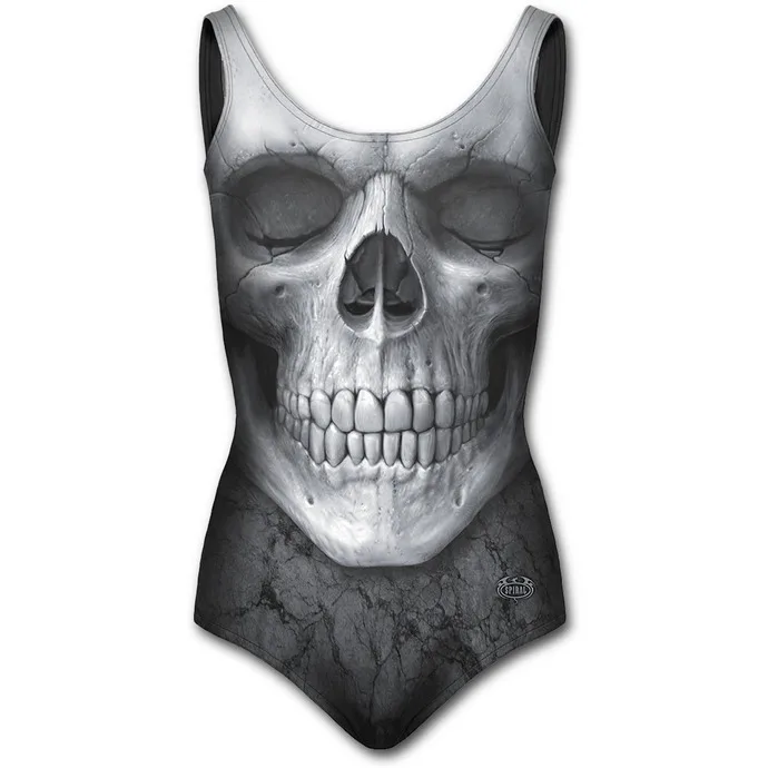 SPIRAL Solemn Skull Černá S